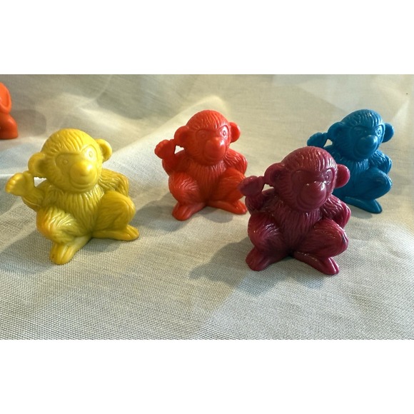 Vintage Lot of 18 Tootsie Toys Zoo Animal Rubber Animal Figures - Picture 3 of 5